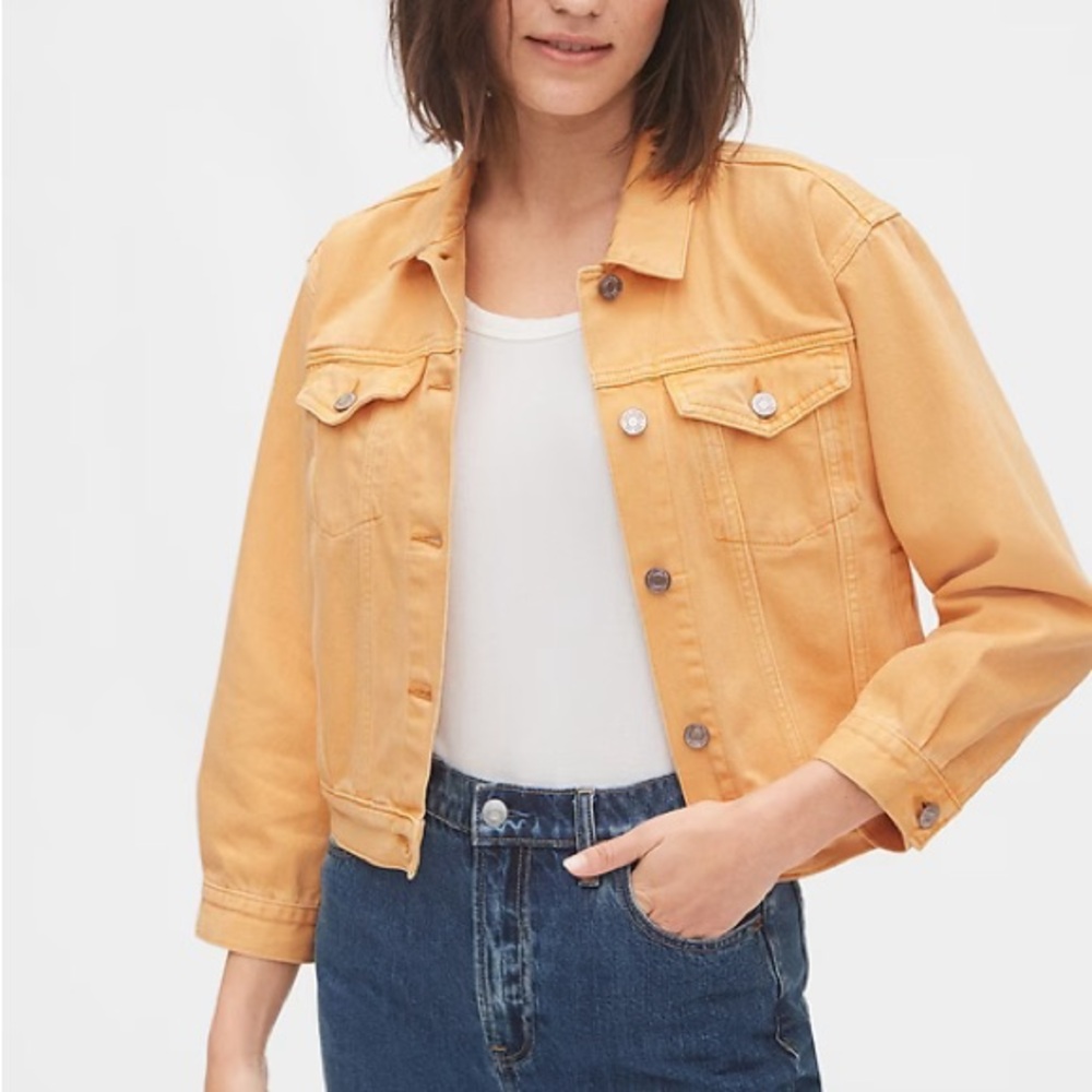 GAP Yellow Denim Jacket